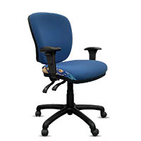 orange dust spectrum alice office chair medium back 510 x 490 x 880mm