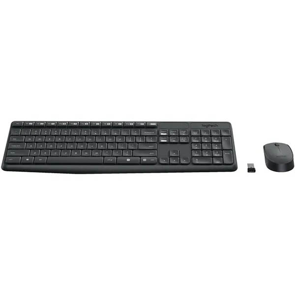 Image for LOGITECH MK235 WIRELESS KEYBOARD AND MOUSE COMBO BLACK from MOE Office Products Depot Mackay & Whitsundays
