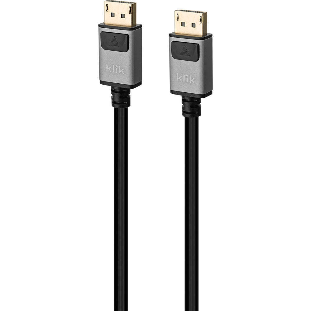 Image for KLIK DISPLAYPORT MALE TO DISPLAYPORT MALE CABLE 3000MM from Office Products Depot