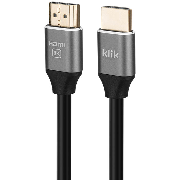 Image for KLIK ULTRA HIGH SPEED HDMI CABLE MALE TO MALE WITH ETHERNET 1M from Margaret River Office Products Depot