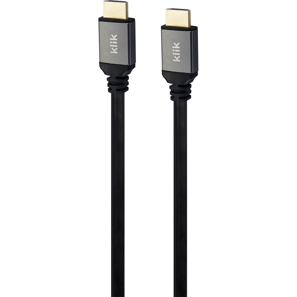 Image for KLIK HIGH SPEED CABLE MALE TO MALE HDMI WITH ETHERNET 3000MM from Office Products Depot