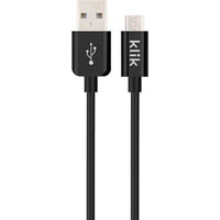 klik micro usb sync charge cable black 1200mm