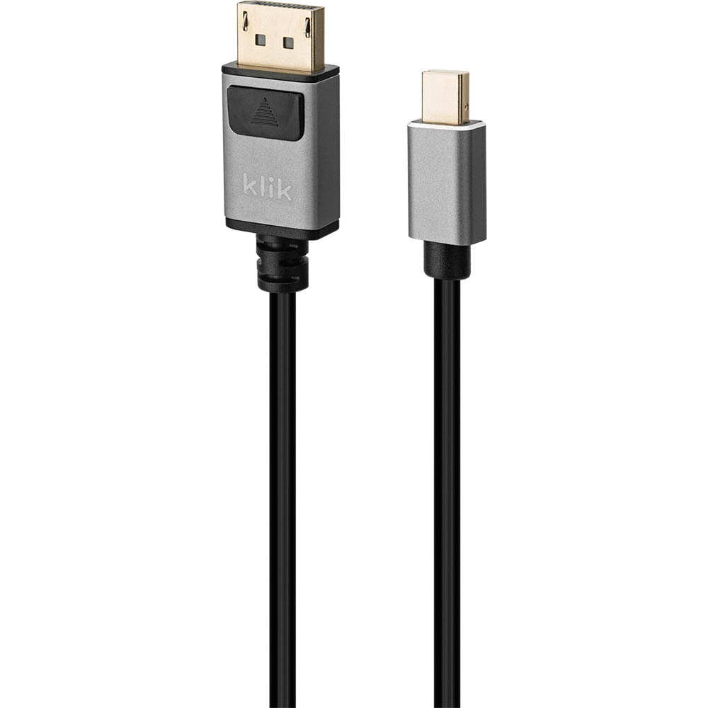 Image for KLIK MINI DISPLAYPORT CABLE MALE TO DISPLAYPORT MALE 2M from Office Products Depot