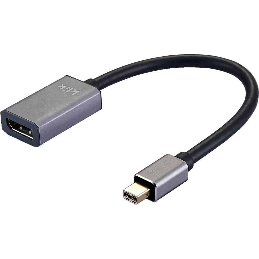 Image for KLIK MINI DISPLAYPORT ADAPTER MALE TO DISPLAYPORT FEMALE 200MM from Ross Office Supplies Office Products Depot
