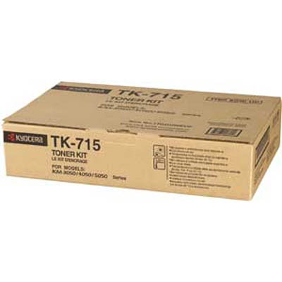 Image for KYOCERA TK715 TONER CARTRIDGE BLACK from MOE Office Products Depot Mackay & Whitsundays