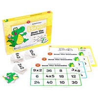 learning can be fun beat the crocodile bingo multiplication game