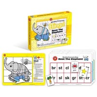 learning can be fun beat the elephant bingo blending consonants game