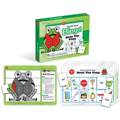 Image for LEARNING CAN BE FUN BEAT THE FROG BINGO RHYMING GAME from Ross Office Supplies Office Products Depot