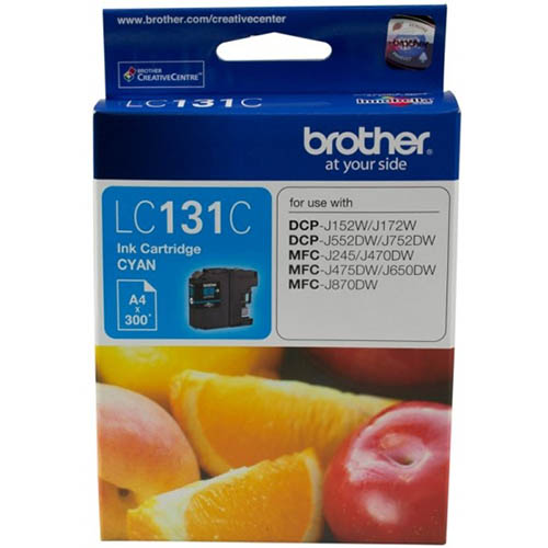Image for BROTHER LC131C INK CARTRIDGE CYAN from MOE Office Products Depot Mackay & Whitsundays