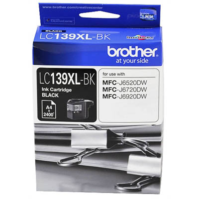 Image for BROTHER LC139XLBK INK CARTRIDGE HIGH YIELD BLACK from Office Products Depot