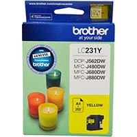 brother lc231 ink cartridge yellow