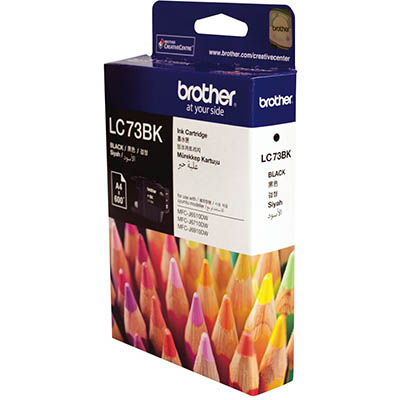 Image for BROTHER LC73BK INK CARTRIDGE BLACK from MOE Office Products Depot Mackay & Whitsundays