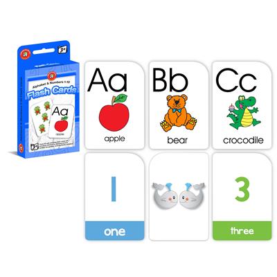 Image for LEARNING CAN BE FUN FLASHCARDS ALPHABET AND NUMBERS 1-10 from Ross Office Supplies Office Products Depot