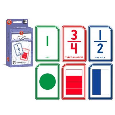 Image for LEARNING CAN BE FUN FLASHCARDS FRACTIONS from Albany Office Products Depot