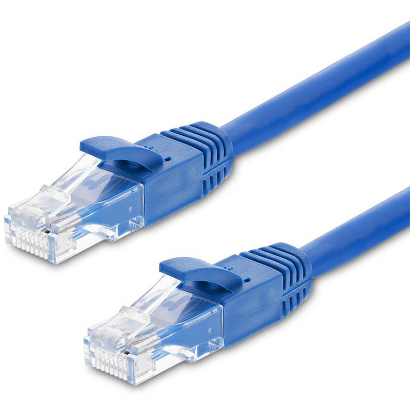 Image for ASTROTEK NETWORK CABLE CAT6 250MM BLUE from Ross Office Supplies Office Products Depot