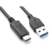 astrotek usb-c 3.1 to male usb-a 3.0 cable 1m black