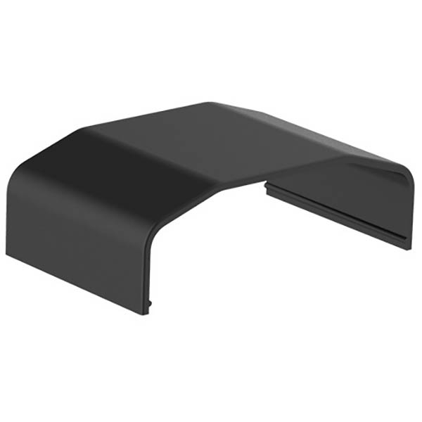 Image for BRATECK PLASTIC CABLE COVER JOINT 64 X 21.5 X 40MM BLACK from Office Products Depot