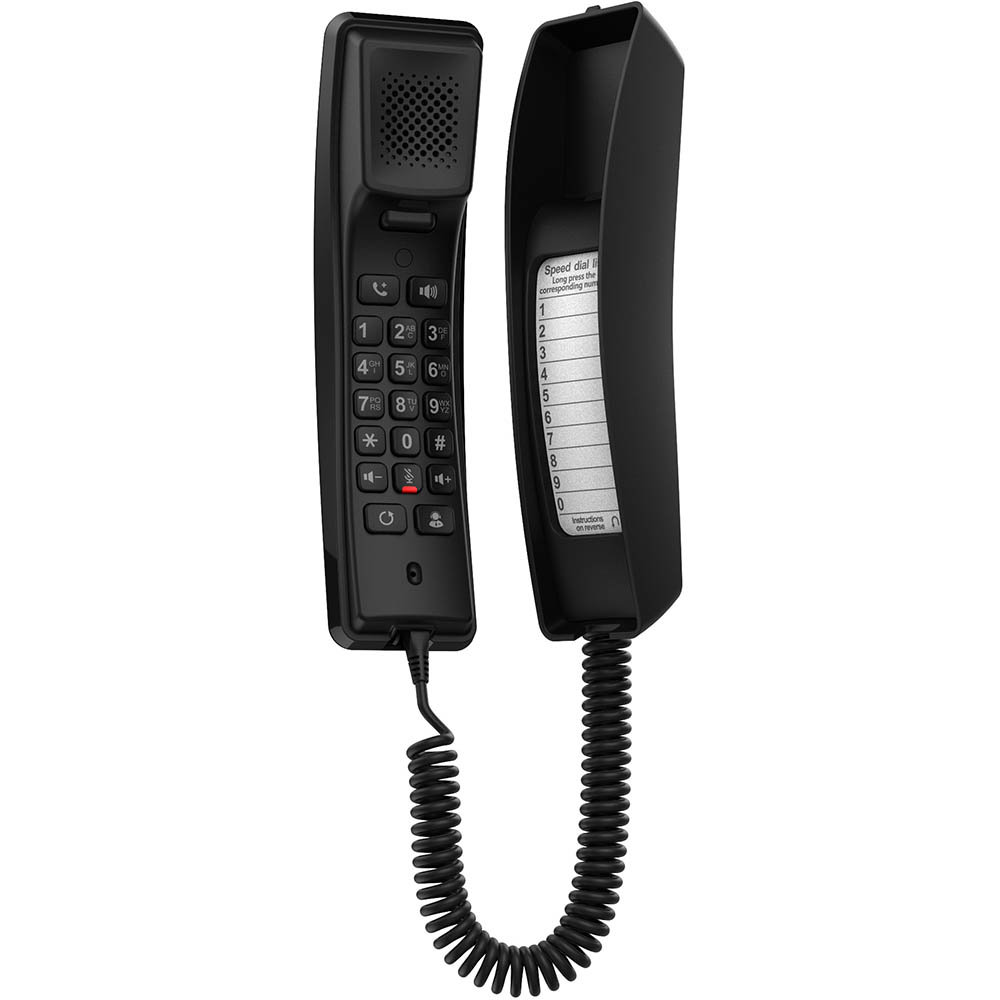 Image for FANVIL H2U COMPACT IP PHONE BLACK from OFFICEPLANET OFFICE PRODUCTS DEPOT
