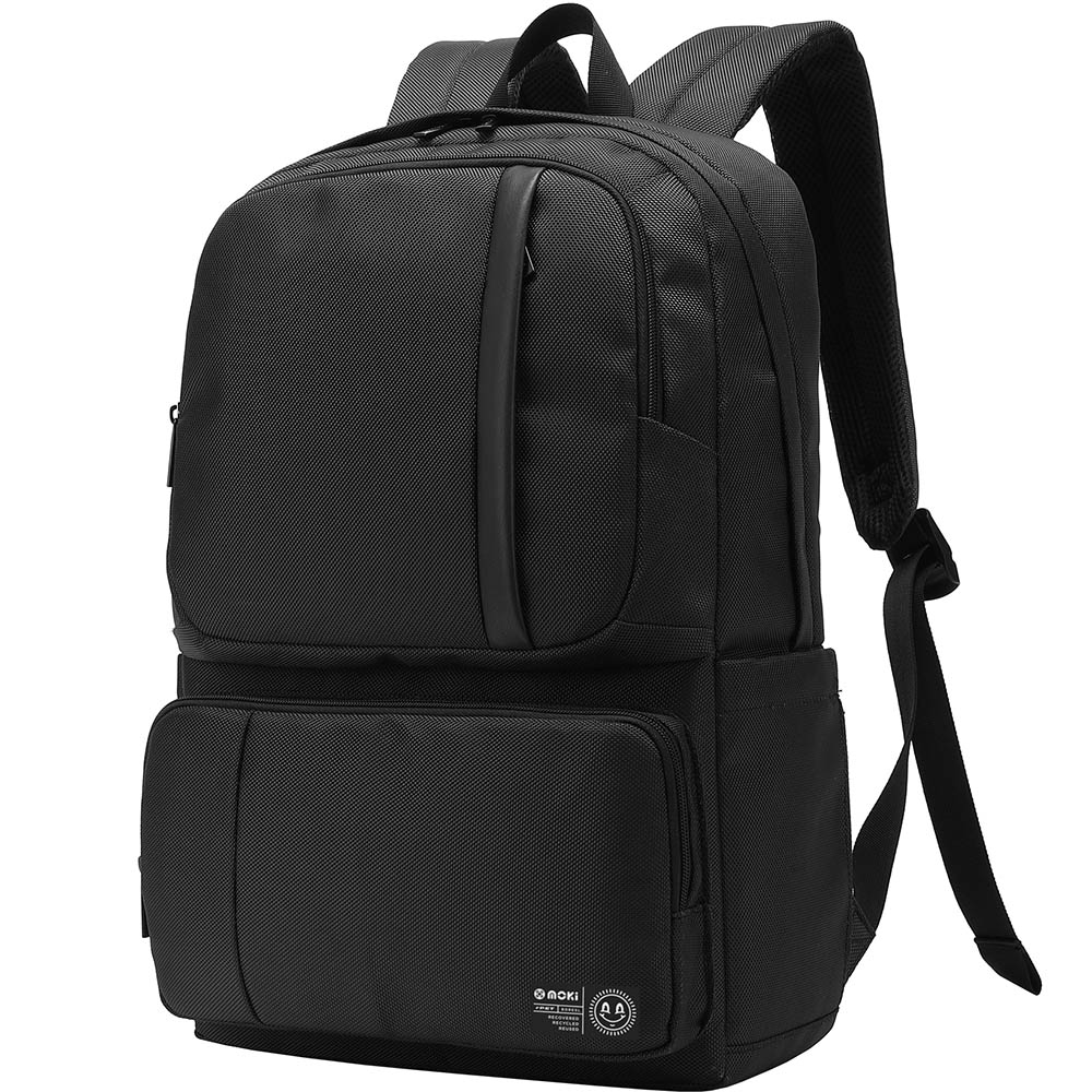Image for MOKI RPET SERIES BACKPACK FITS 15.6 INCH LAPTOP BLACK from Office Business Office Products Depot