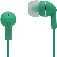 moki dots noise isolation earbuds green