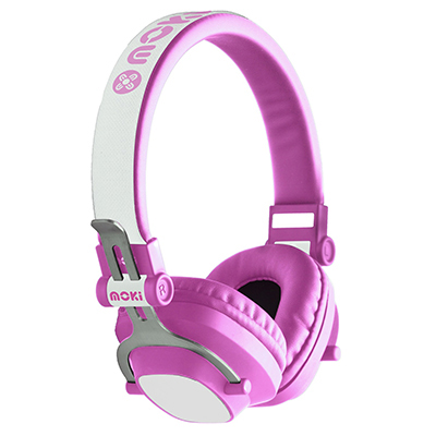 Image for MOKI EXO KIDS BLUETOOTH HEADPHONES PINK from Ross Office Supplies Office Products Depot