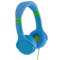 moki lil kids headphones blue