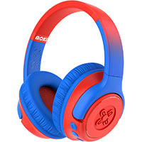 moki mixi kid safe volume limited headphone wireless blue/red