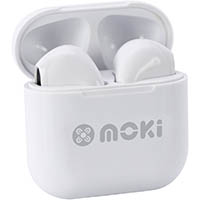 mokipods mini tws earbuds volume limited for kids white