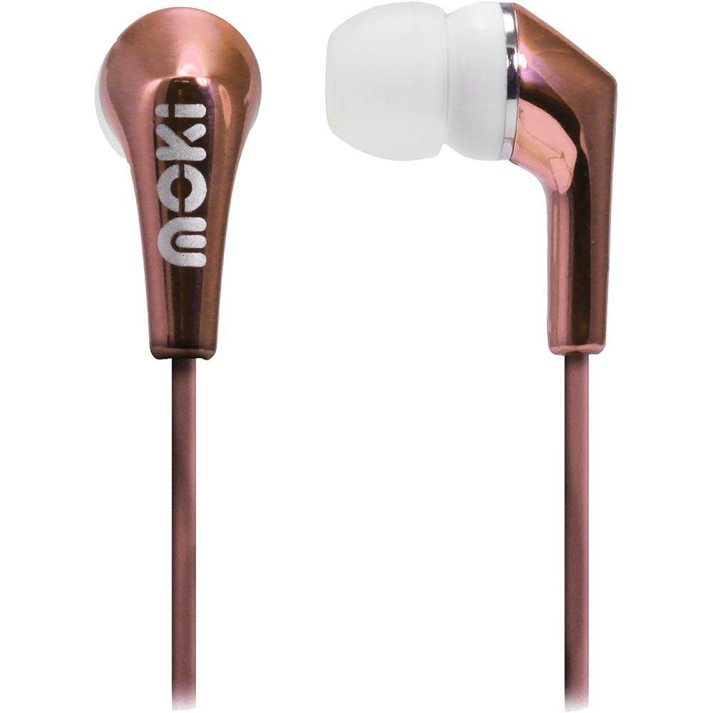 Image for MOKI LIFE METALLICS EARBUDS NOISE ISOLATING ROSE GOLD from Ross Office Supplies Office Products Depot
