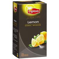 sir thomas lipton herbal infusion lemon envelope tea bags pack 25