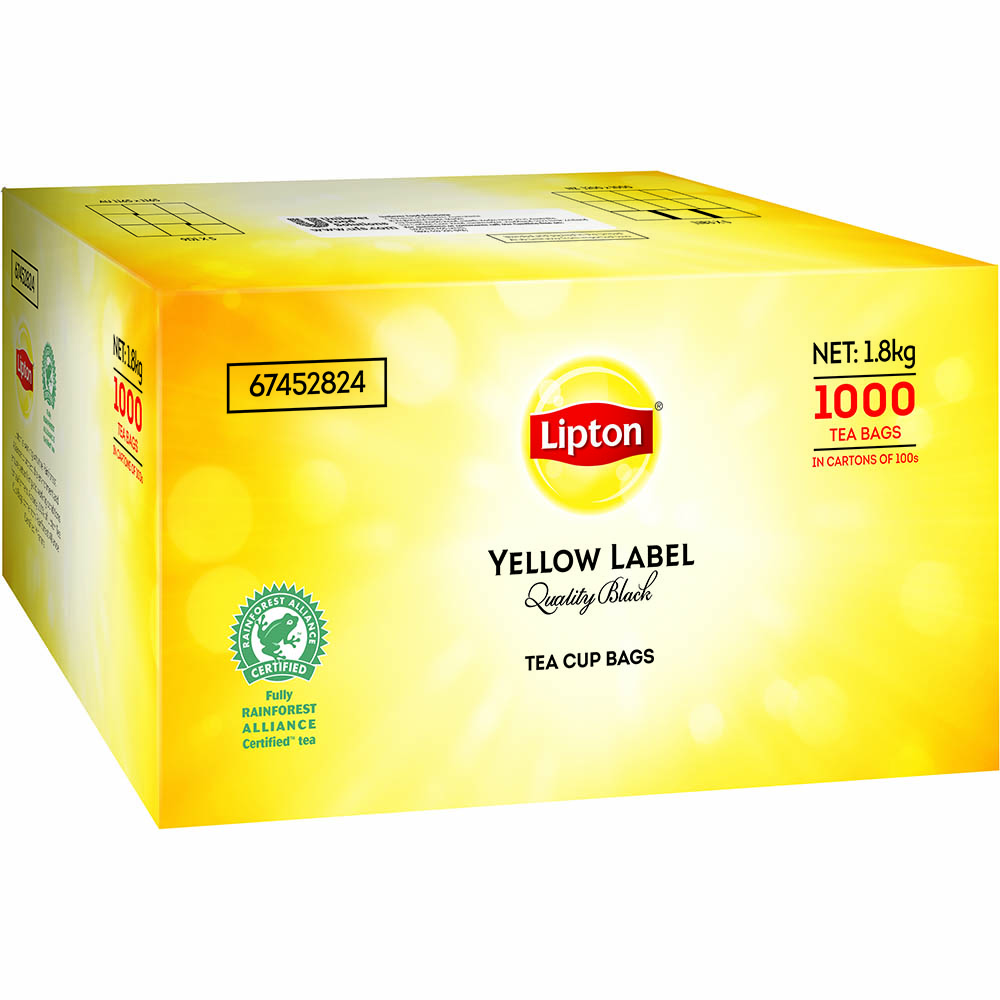 Image for LIPTON QUALITY STRING AND TAG TEA BAGS CARTON 1000 from Albany Office Products Depot
