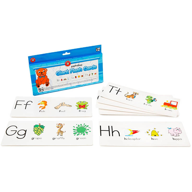 Image for EDUCATIONAL COLOURS FLASHCARDS ALPHABET GIANT from MOE Office Products Depot Mackay & Whitsundays