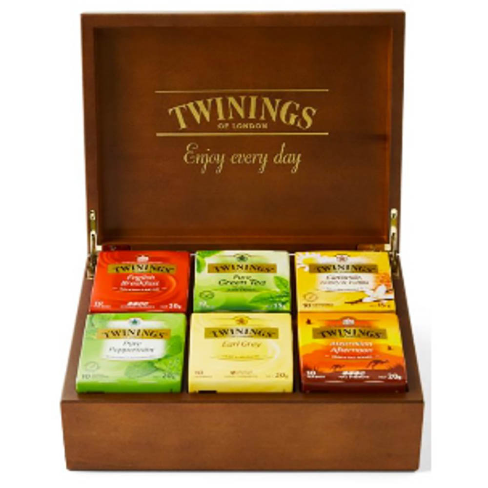 Image for TWININGS TEA CHEST 6 COMPARTMENT from MOE Office Products Depot Mackay & Whitsundays