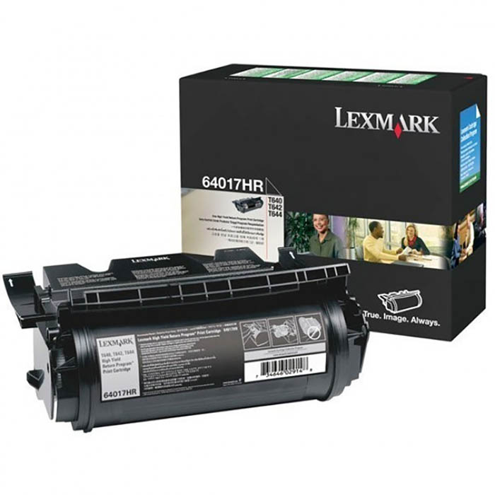 Image for LEXMARK 64017HR TONER CARTRIDGE HIGH YIELD BLACK from Ross Office Supplies Office Products Depot