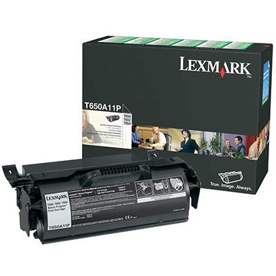 Image for LEXMARK T650A11P PREBATE TONER CARTRIDGE BLACK from Ross Office Supplies Office Products Depot