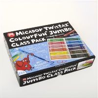 micador twistaz retractable crayons assorted pack 288