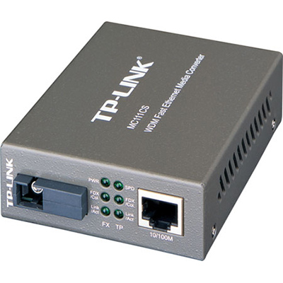 Image for TP-LINK MC111CS 10/100MBPS WDM MEDIA CONVERTER from Ross Office Supplies Office Products Depot