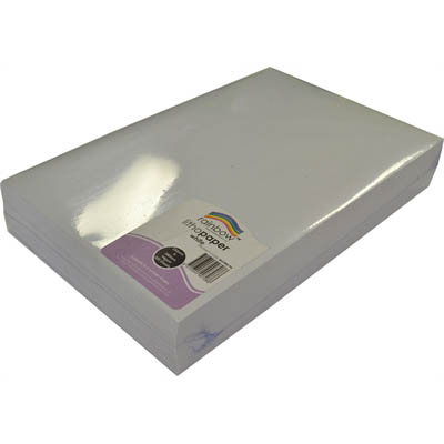 Image for RAINBOW LITHO PAPER 94GSM 380 X 255MM WHITE PACK 500 from Total Supplies Pty Ltd