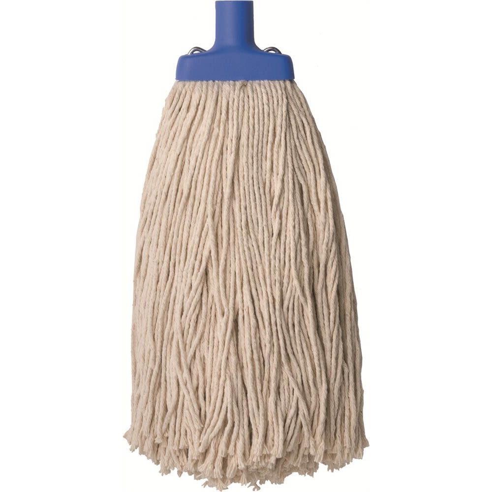 Image for OATES COLOUR CODE COTTON MOP HEAD 300G BLUE from OFFICEPLANET OFFICE PRODUCTS DEPOT