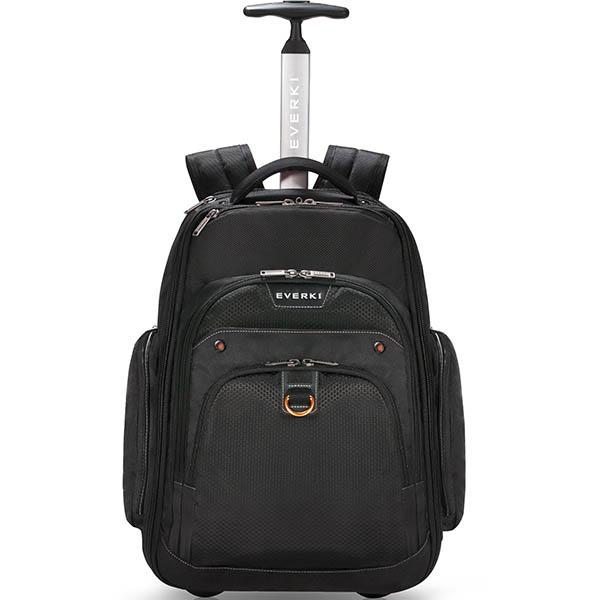 Image for EVERKI ATLAS WHEELED LAPTOP BACKPACK 17.3 INCH BLACK from MOE Office Products Depot Mackay & Whitsundays