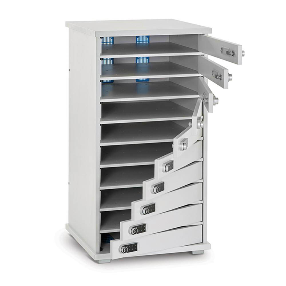 Image for LAPCABBY DEVICE AC MULTI DOOR CABINET LYTE 10 15 INCHES SILVER from MOE Office Products Depot Mackay & Whitsundays