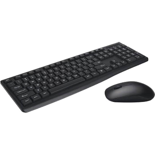 Image for SHINTARO WIRELESS KEYBOARD AND MOUSE COMBO BLACK from MOE Office Products Depot Mackay & Whitsundays