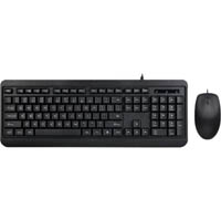 shintaro sh-kbm-02 wired keyboard and mouse combo black