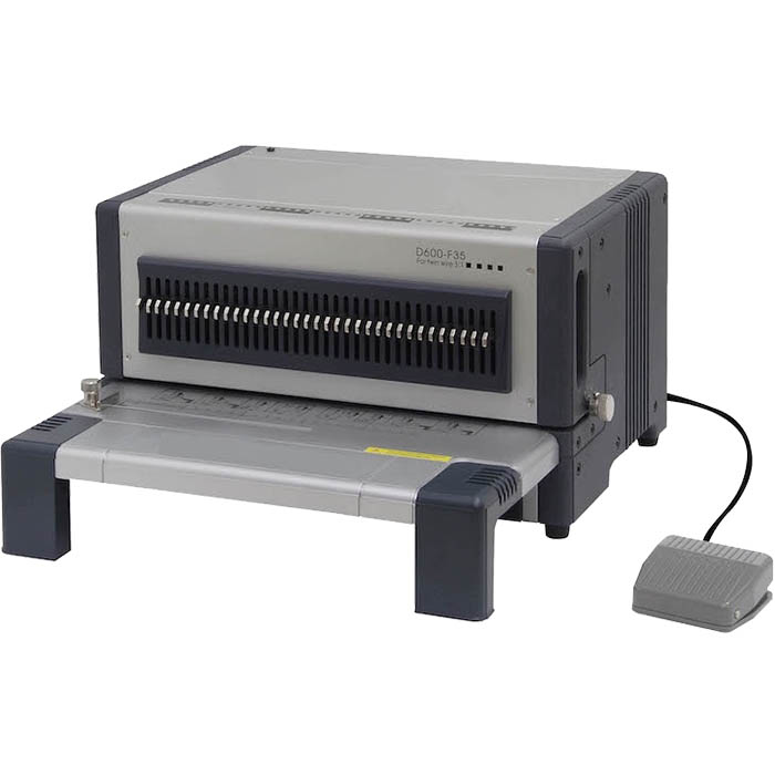 Image for QUPA D600 ELECTRIC BINDING PUNCH MACHINE WITH INTERCHANGABLE DIES from Office Business Office Products Depot