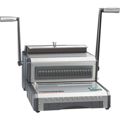 Image for QUPA S310 MANUAL BINDING MACHINE WIRE COMB GREY from MOE Office Products Depot Mackay & Whitsundays