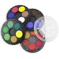 koh-i-noor watercolour paint disc assorted pack 24