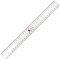 micador plastic ruler 300mm clear