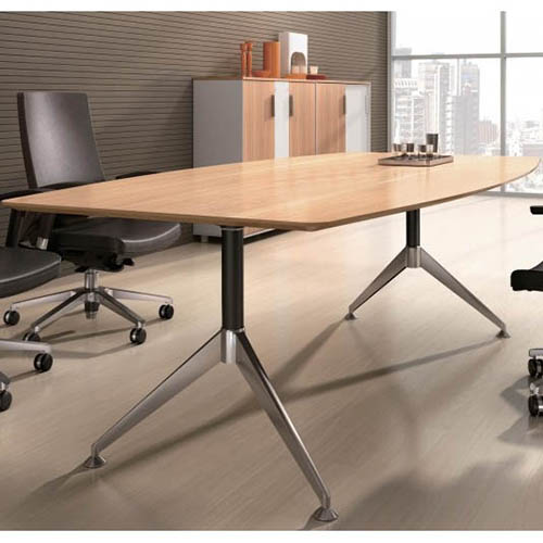 Image for POTENZA BOARDROOM TABLE 2400 X 1200 X 750MM VIRGINIA WALNUT MELAMINE from Barkers Rubber Stamps & Office Products Depot