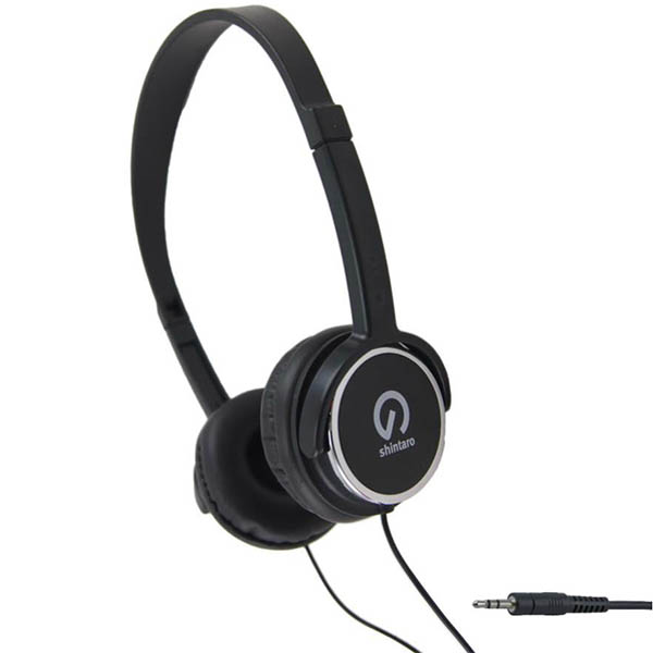 Image for SHINTARO KIDS STEREO HEADPHONE BLACK from Ross Office Supplies Office Products Depot