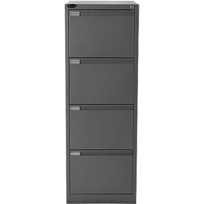 Image for MERCURY FILING CABINET 4 DRAWER 470 X 620 X 1320MM GRAPHITE RIPPLE from MOE Office Products Depot Mackay & Whitsundays